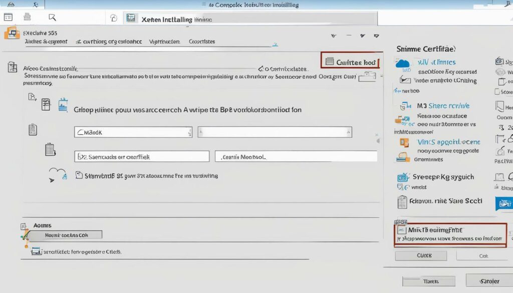 install smime certificate in outlook 365
